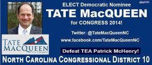 Tate MacQueen - Congressional Candidate for NC 10th District